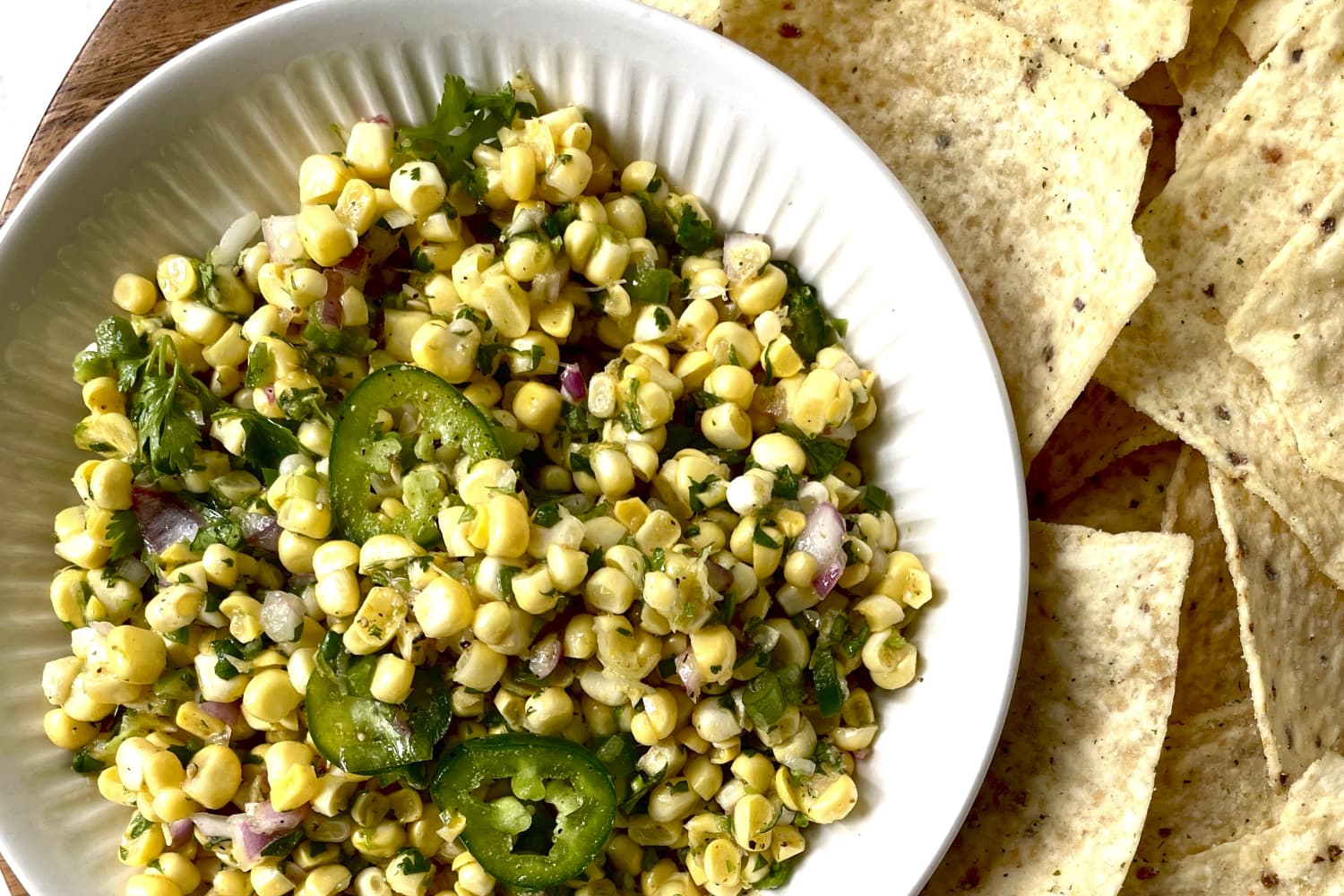 Corn Salsa Recipe (Crisp & Sweet) The Kitchn